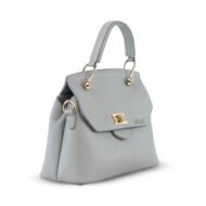 Premium 100% Genuine Leather Cream Top Handle Bag – Elegant Ladies Crossbody Handbag - Image 2