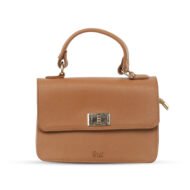 Premium 100% Genuine Leather Ladies Shoulder Tote Bag – Elegant Brown Handbag - Image 2