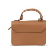 Premium 100% Genuine Leather Ladies Shoulder Tote Bag – Elegant Brown Handbag - Image 4