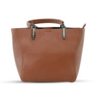 Premium 100% Genuine Leather Brown Crossbody Bag – Elegant Ladies Shoulder Handbag - Image 3