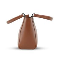 Premium 100% Genuine Leather Brown Crossbody Bag – Elegant Ladies Shoulder Handbag - Image 4