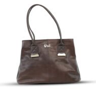 Premium 100% Genuine Leather Brown Crossbody Bag – Elegant Ladies Shoulder Handbag - Image 2