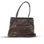 Premium 100% Genuine Leather Brown Crossbody Bag – Elegant Ladies Shoulder Handbag - Image 4